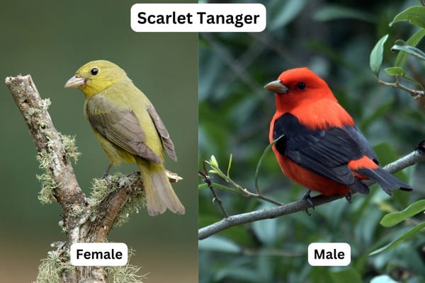 12 fakte rreth Scarlet Tanagers (me fotografi)